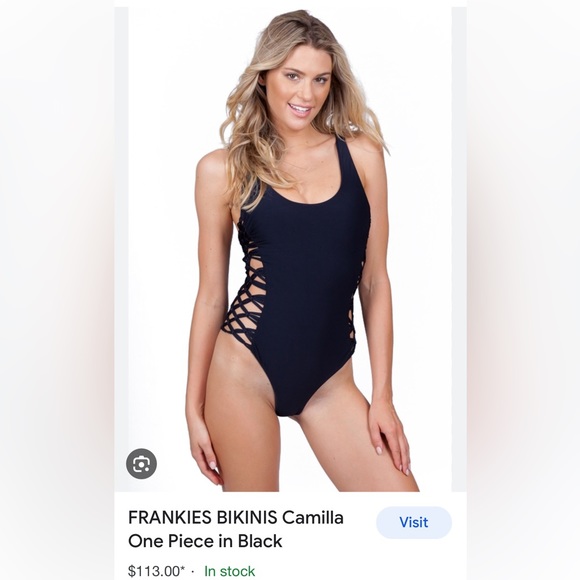 Frankie’s Bikinis Camilla One Piece - Picture 3 of 3